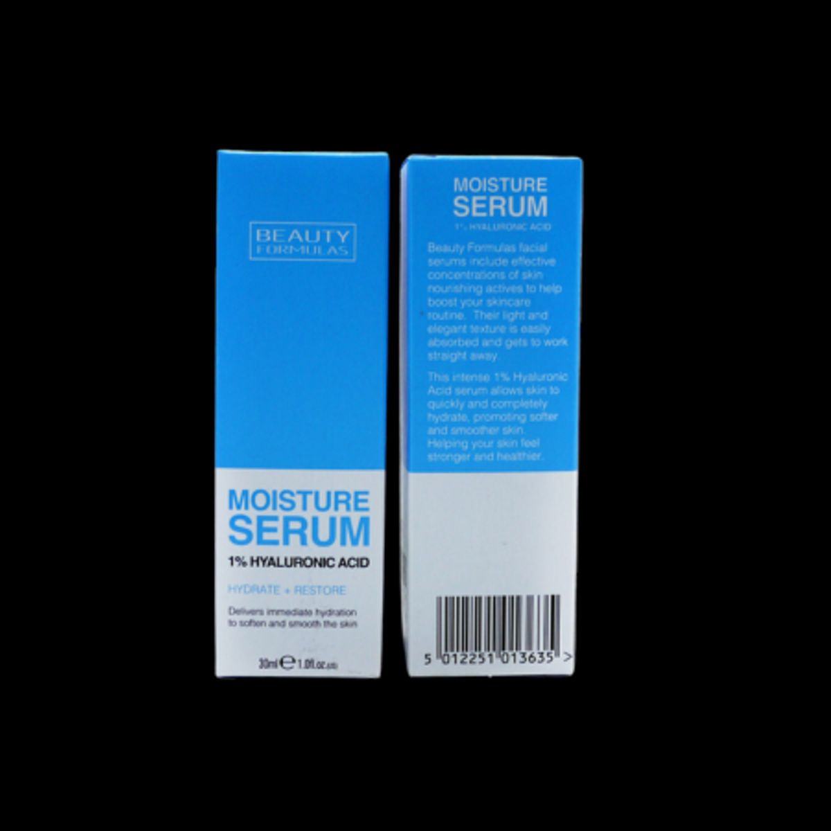 Beauty Formulas Moisturising 1% Hyaluronic Acid Anssigtsserum - 30ml