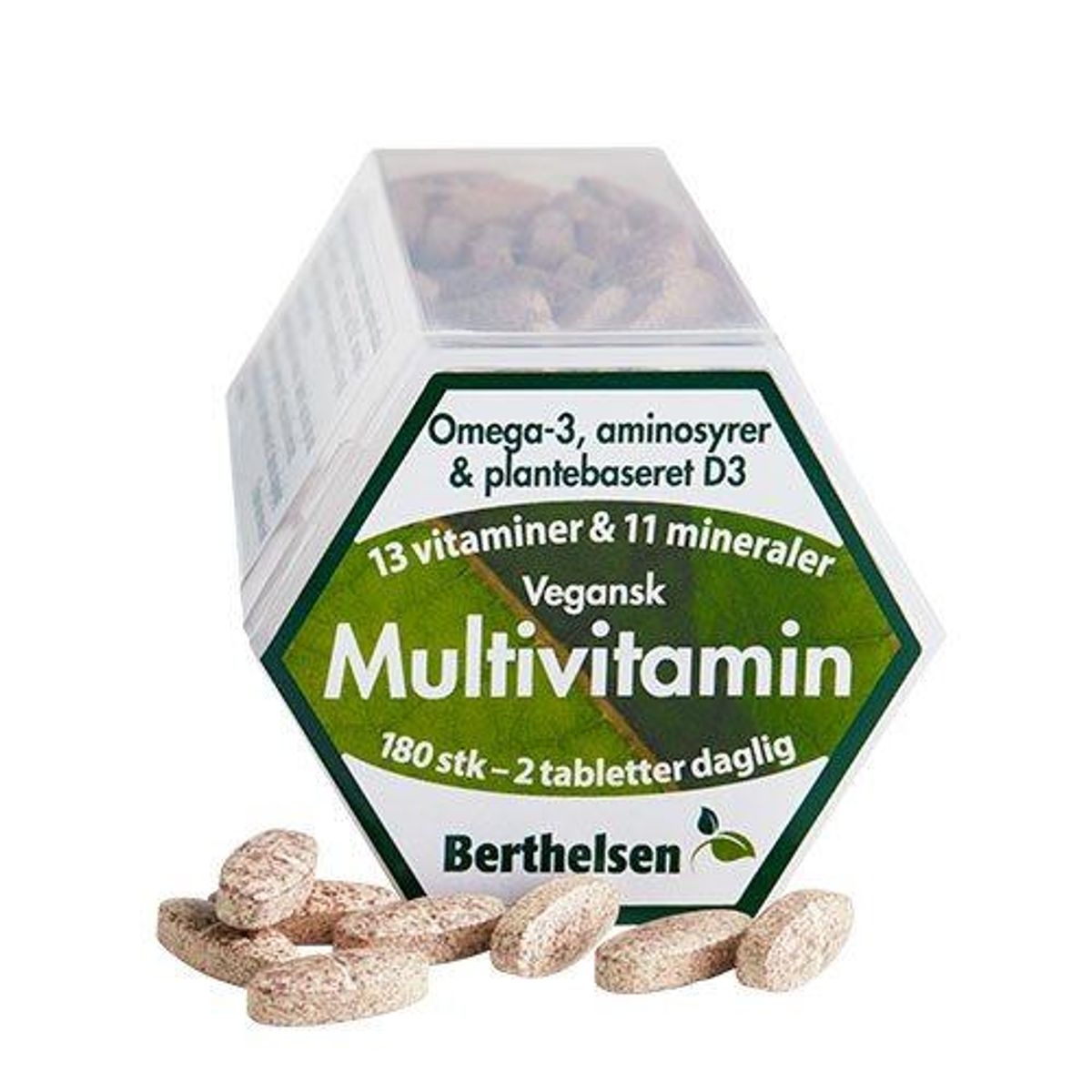 Berthelsen Multivitamin Vegansk, 180tab