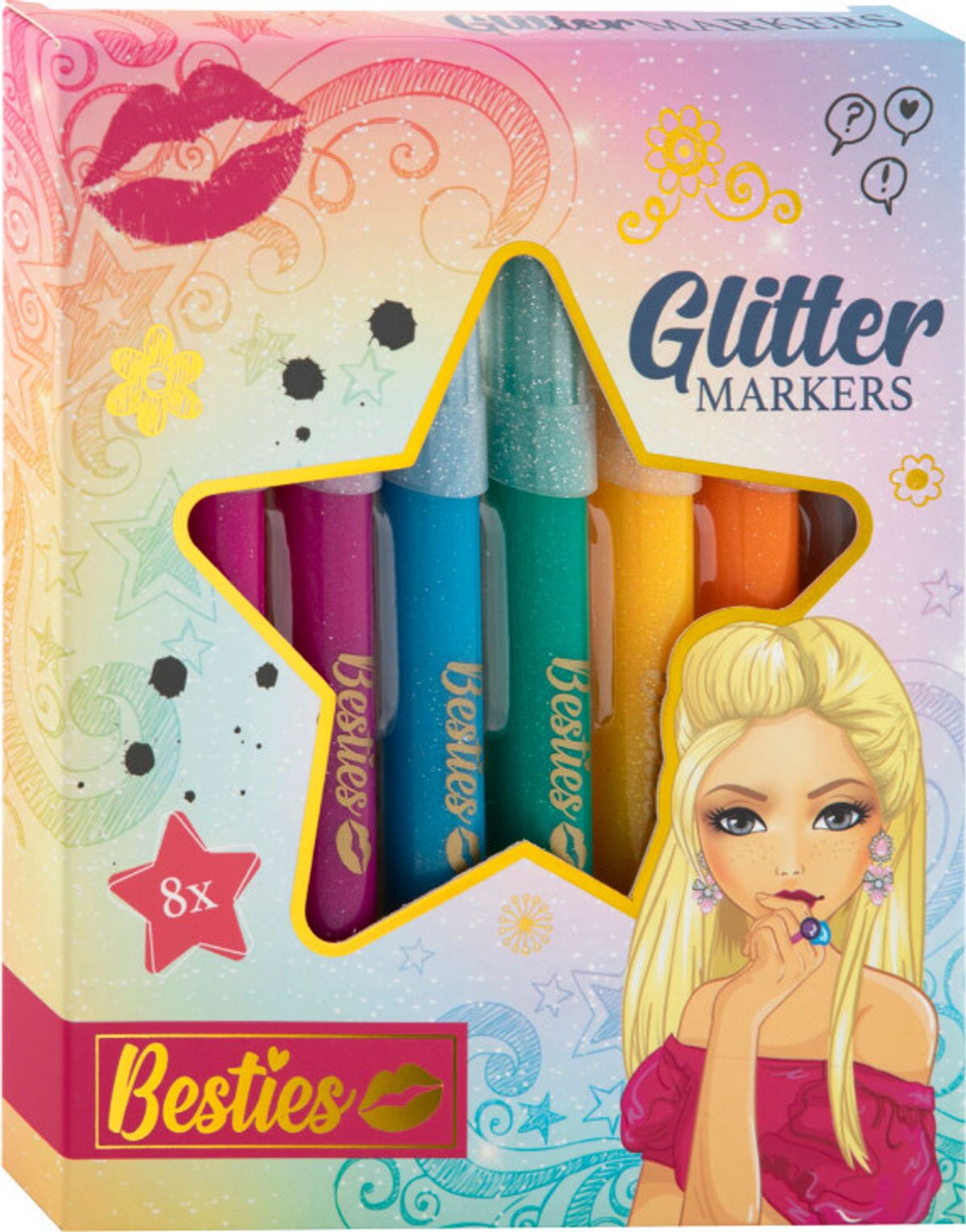 Besties Glimmer Tuscher 8 Stk