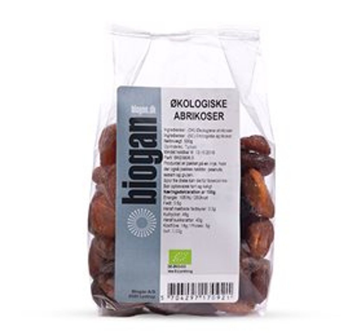 Biogan Abrikoser Ø &bull; 500g.