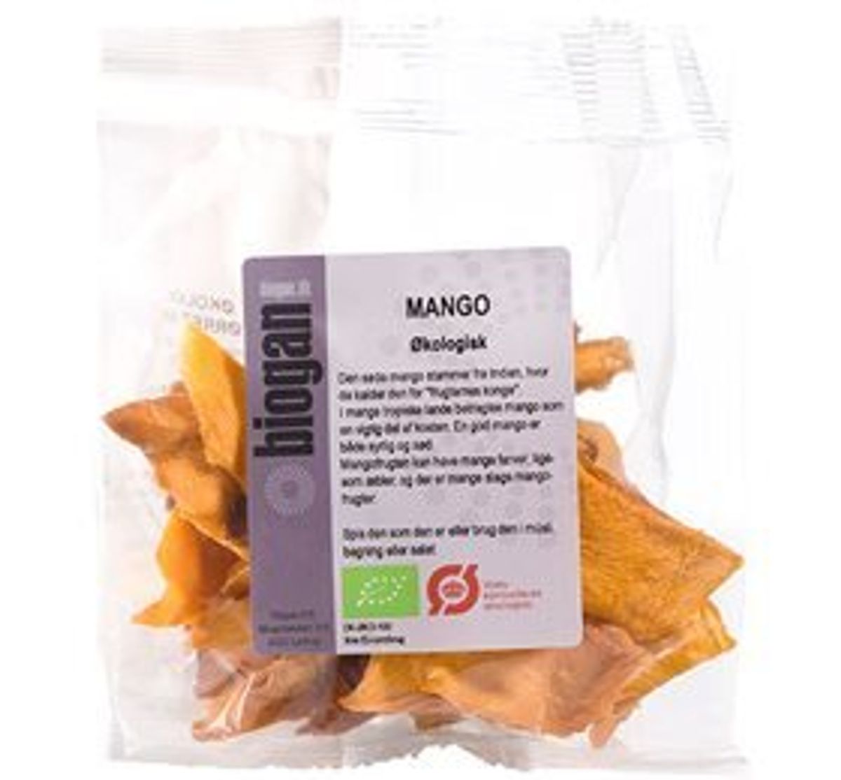 Biogan Mango tørret Ø, 75g.