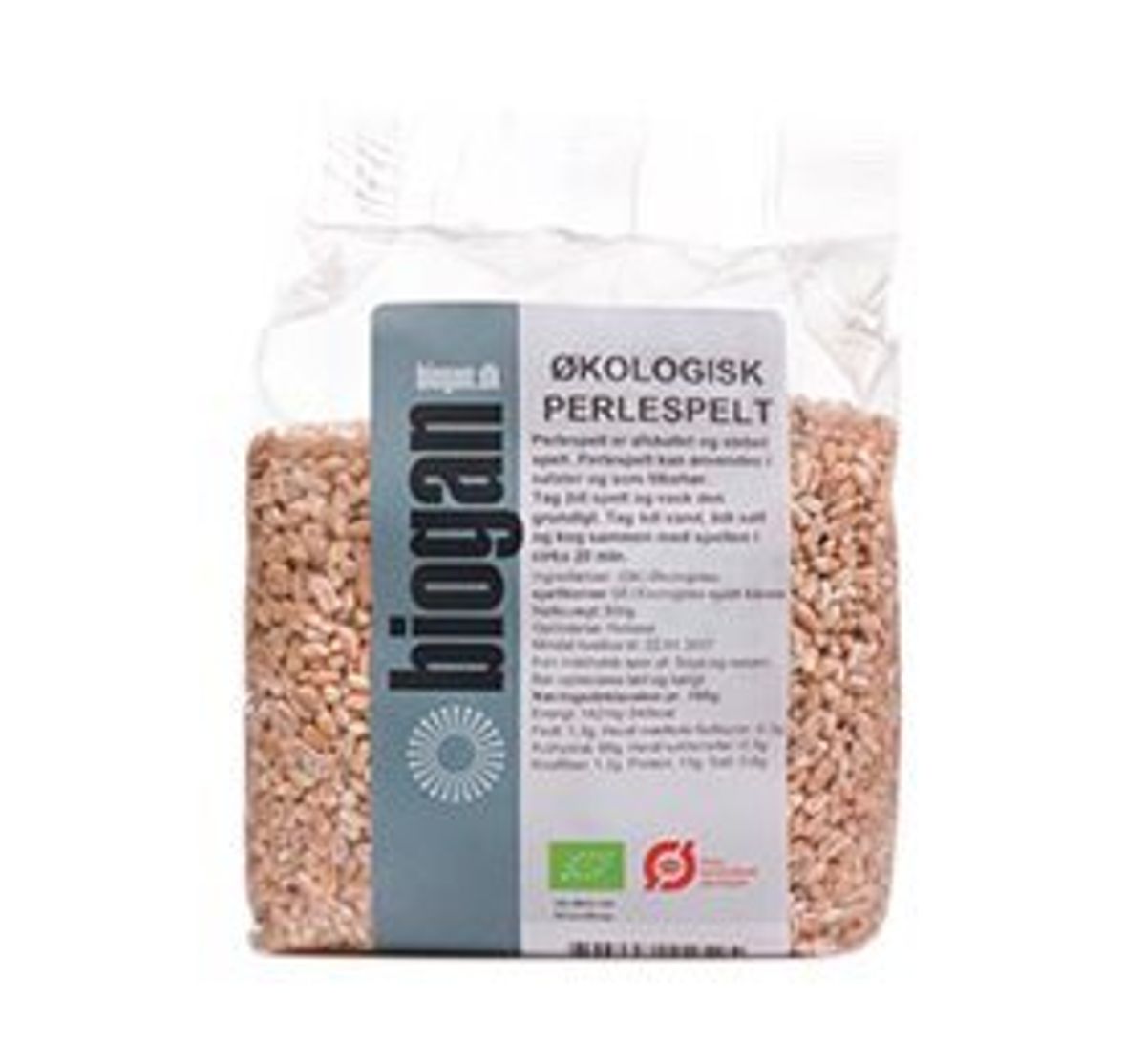 Biogan Perlespelt Ø, 650g.