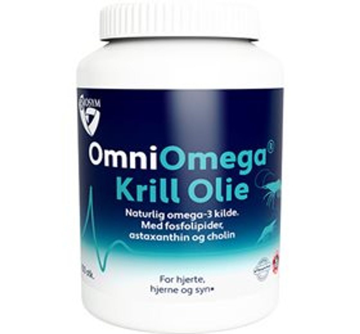 BioSym OmniOmega Krill Olie 100 kapsler