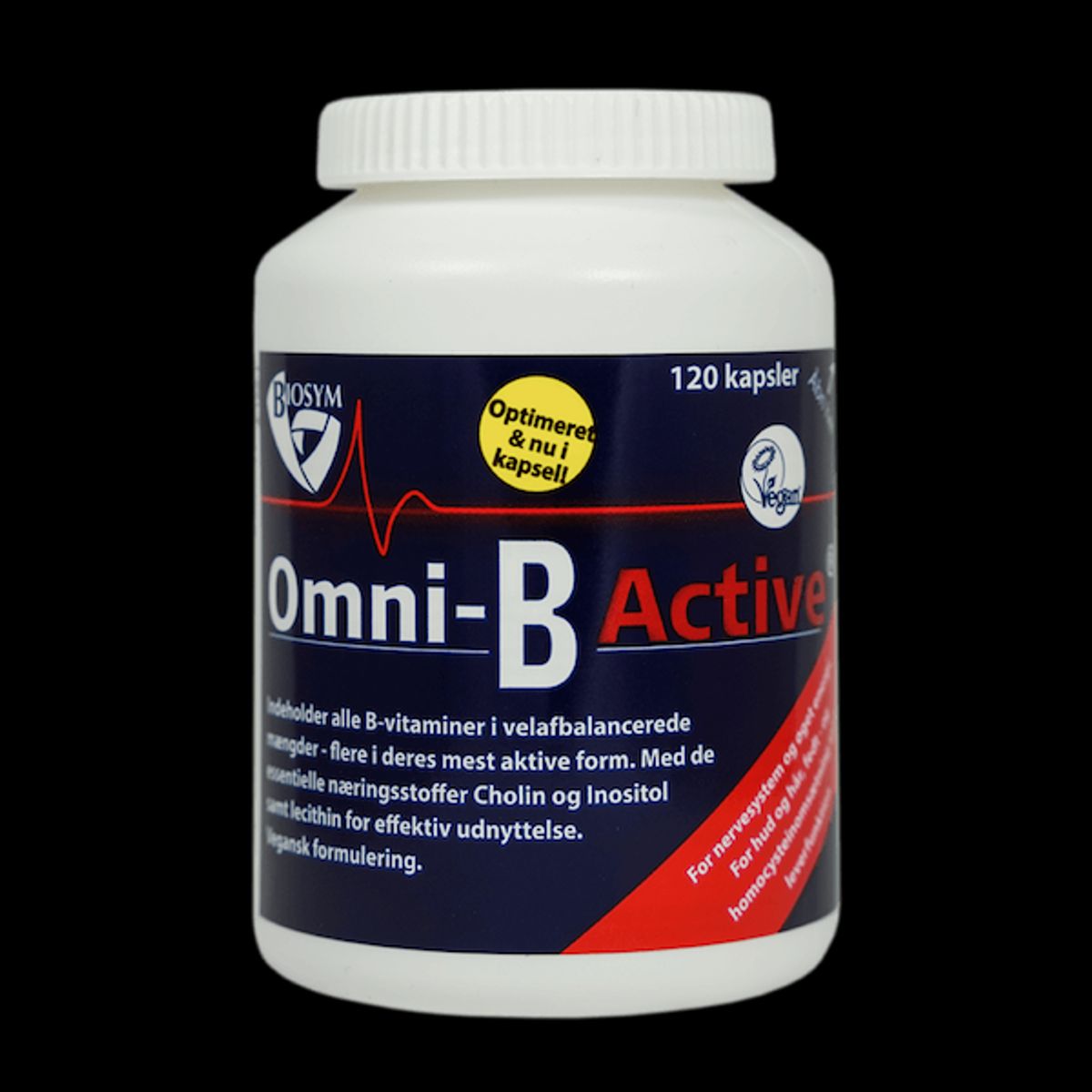 BioSym OmniVita B Total 100 kapsler ( Tidligere Omni-B Active )