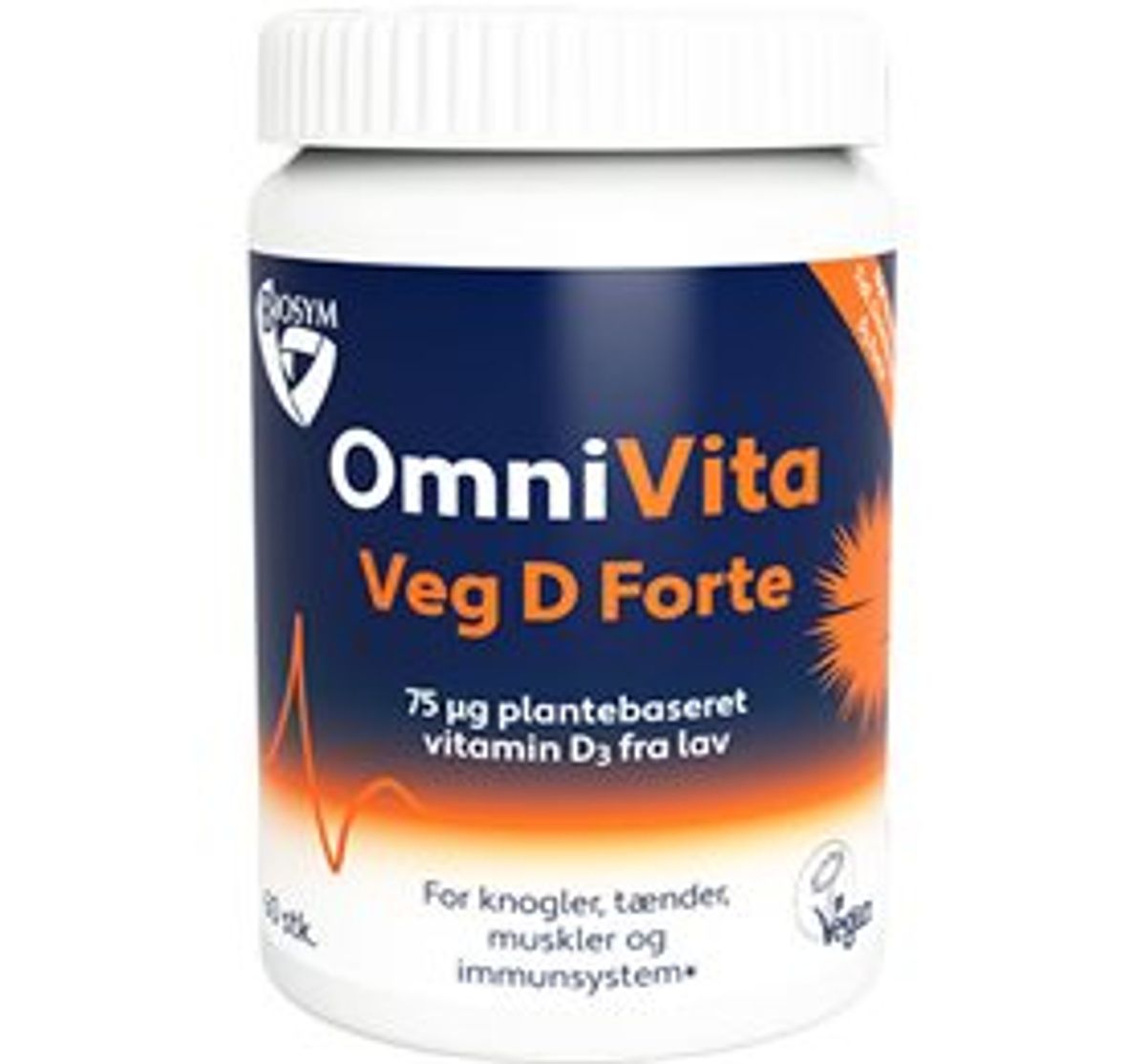 BioSym OmniVita D Veg Forte 75mcg. - 60 kaps.