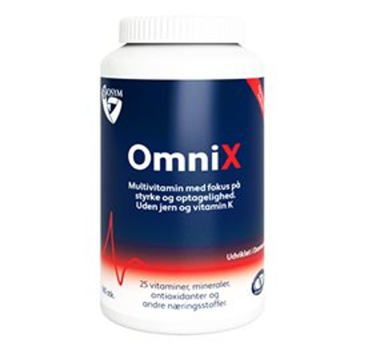 BioSym OmniX u. jern og k-vitamin 160 tabl.