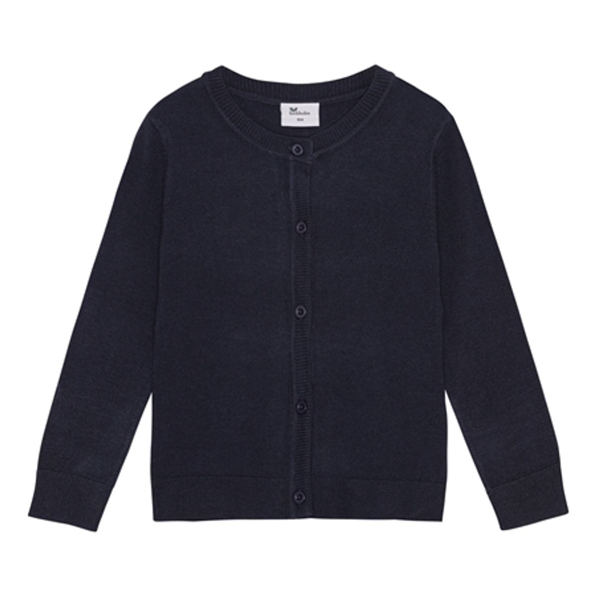 BIRKHOLM Strik Cardigan Navy Blå