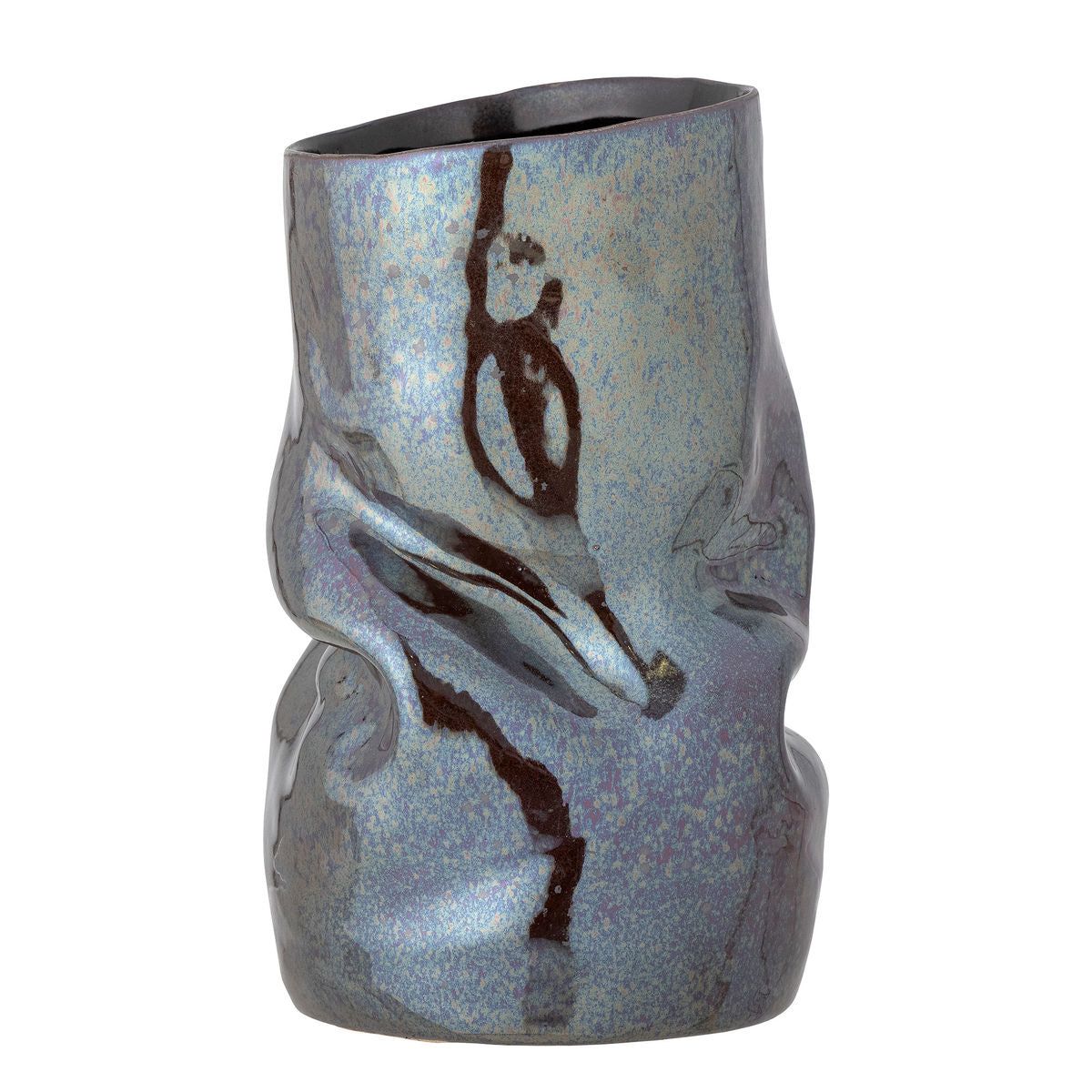 Bloomingville Apio Vase, Sort, Stentøj