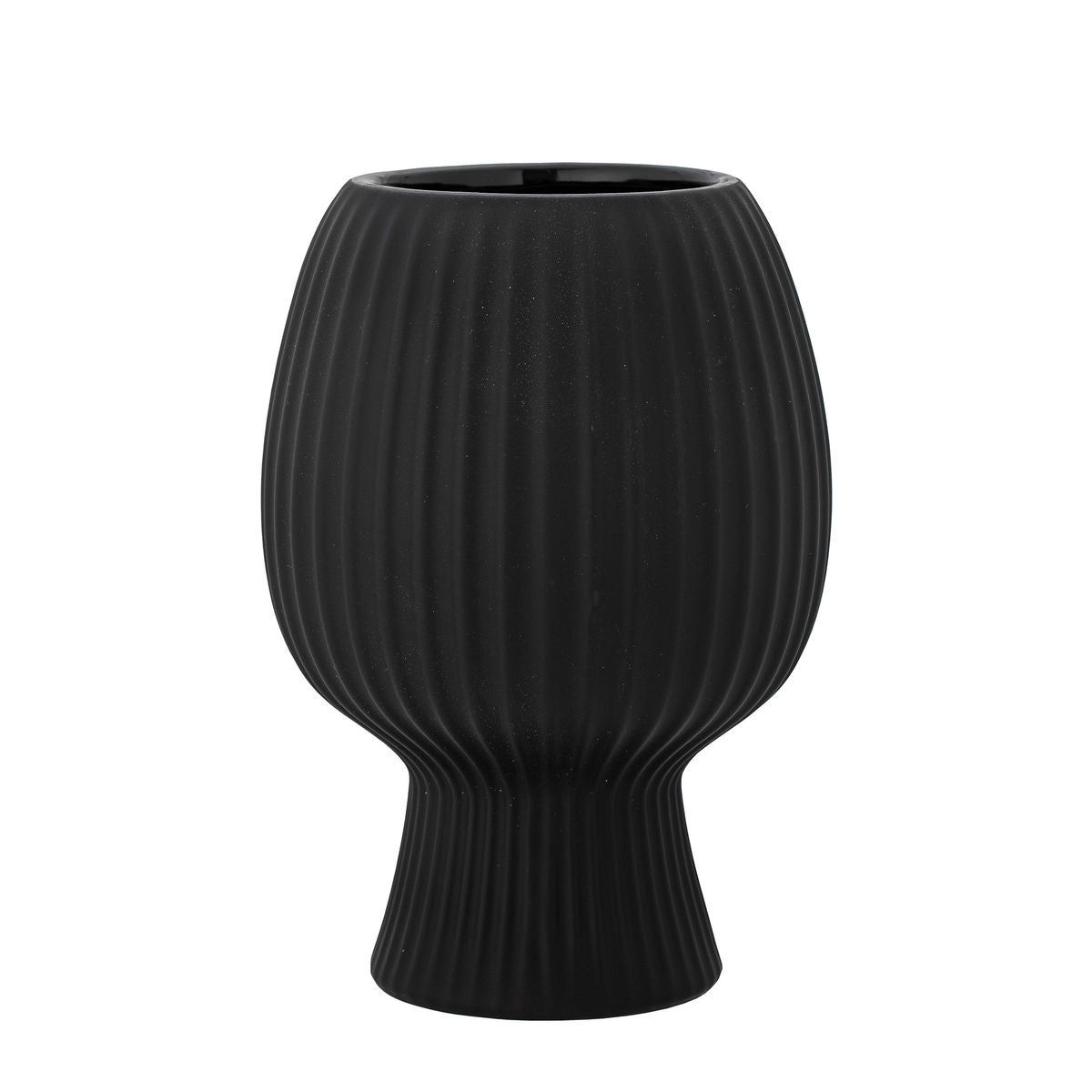 Bloomingville Dagny Vase, Sort, Stentøj