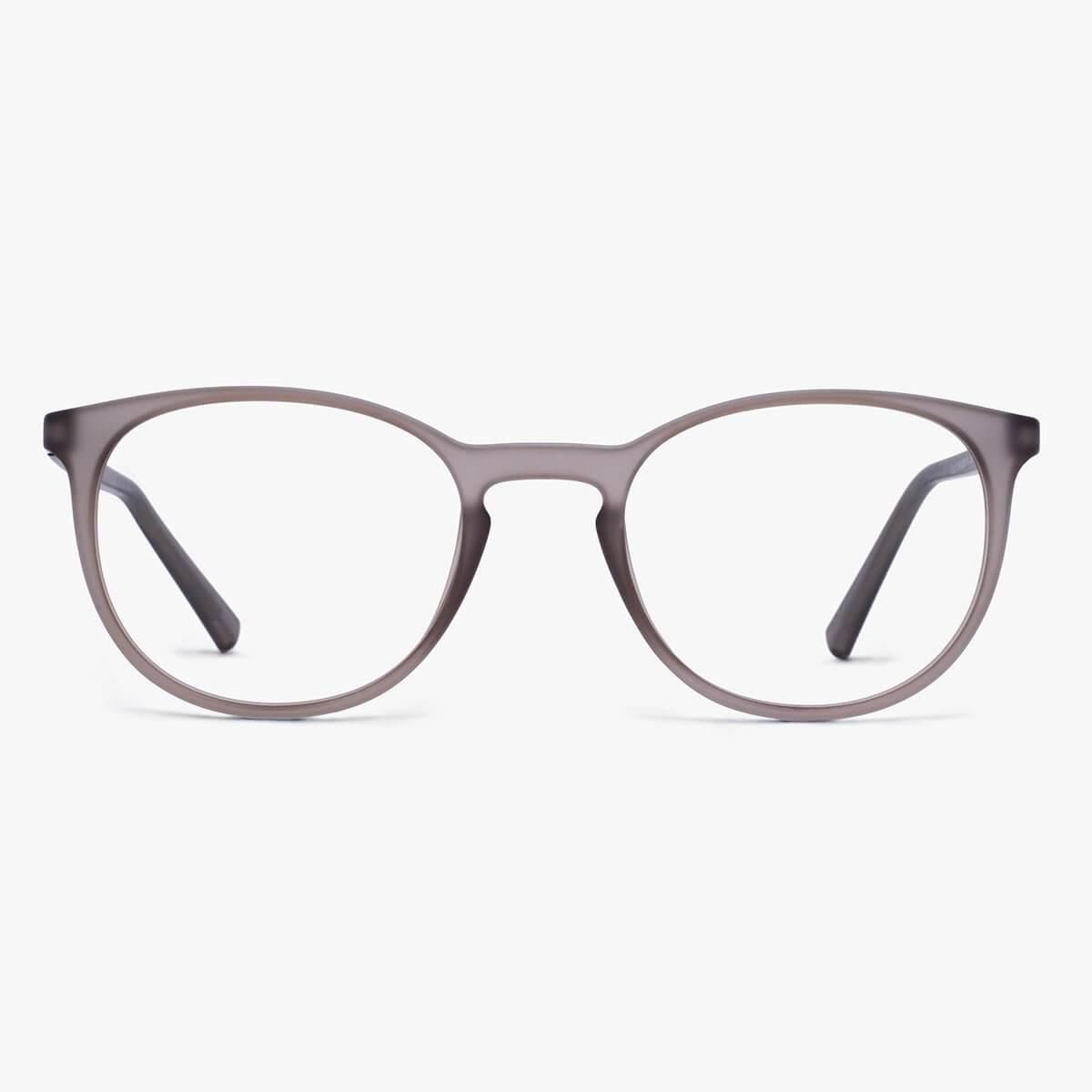 Blue light briller +1 -Men's Stockholm Grey - Luxreaders