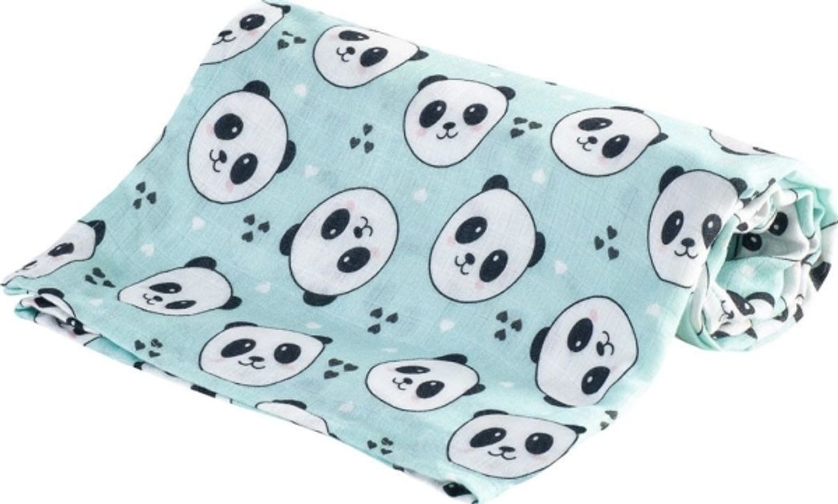 Bocioland Bambus Ble 75X75 Panda Mint