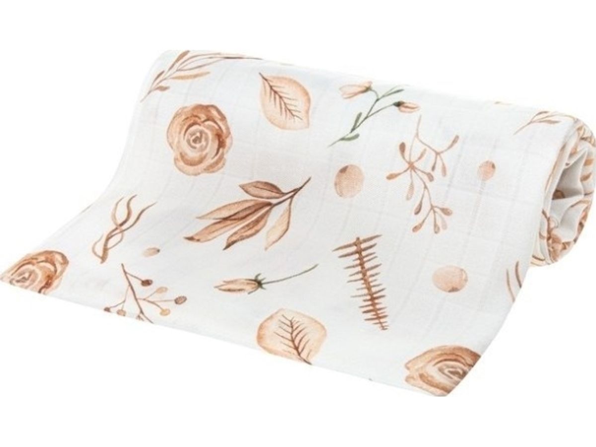 Bocioland Bocioland Bocioland-Boc0364-Bamboo Diaper 30 X30cm Boho Flowers