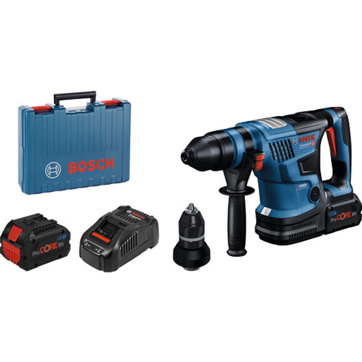 Bosch borehammer GBH 18V-34 C, 2 x ProCORE 18 V/8,0 Ah