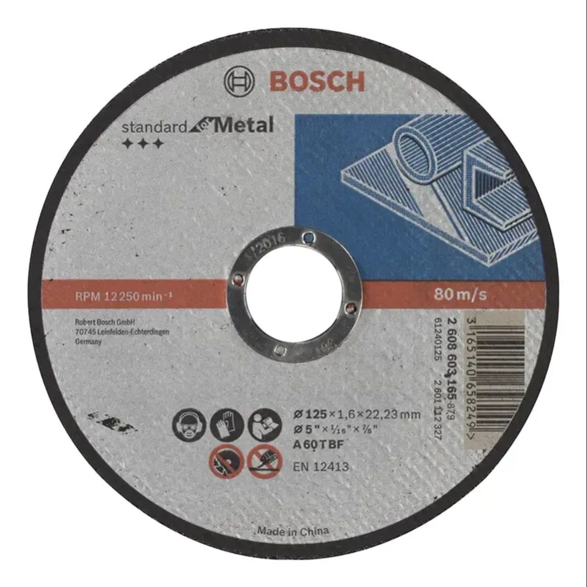 Bosch Skæreskive Metal 125x1,6mm Std - 2608603165