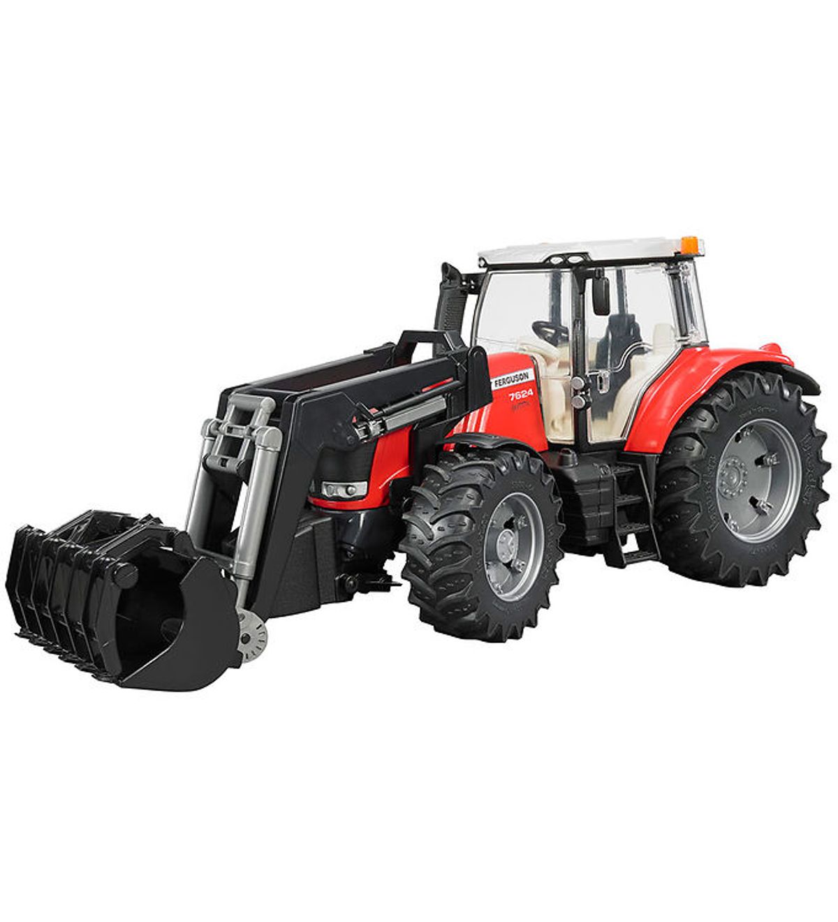 Bruder Traktor - Massey Ferguson 7624 m. Frontlæsser - 03047