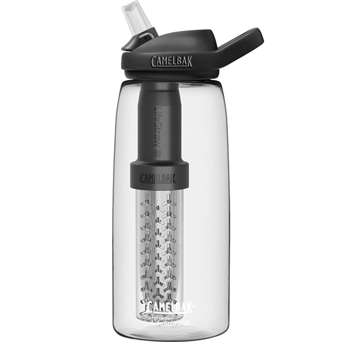 Brunbak Eddy+ filteRød by Lifestraw 1L, clear - Drikkeflasker /-dunk