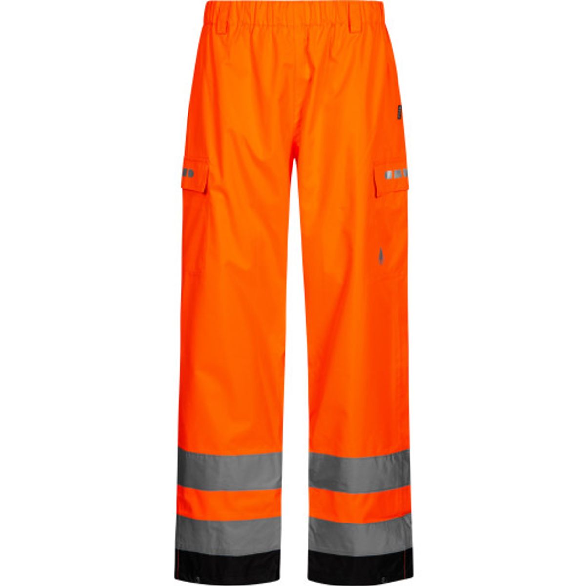 Bukser hi-viz orange/sort L