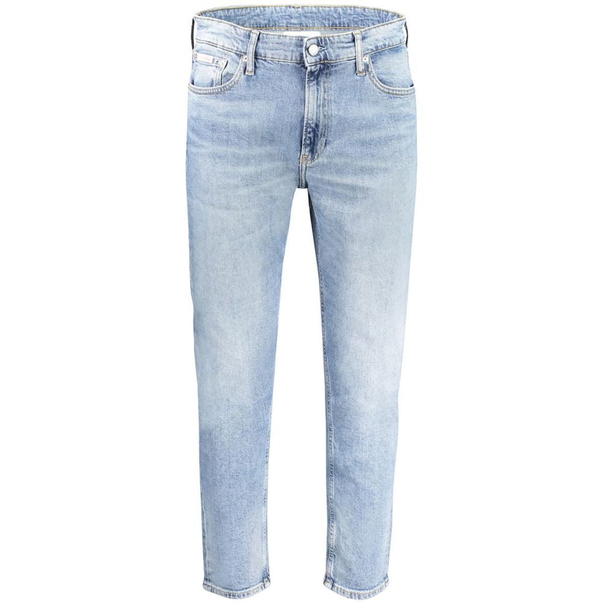 Calvin Klein Light Blue Cotton Jeans & Pants