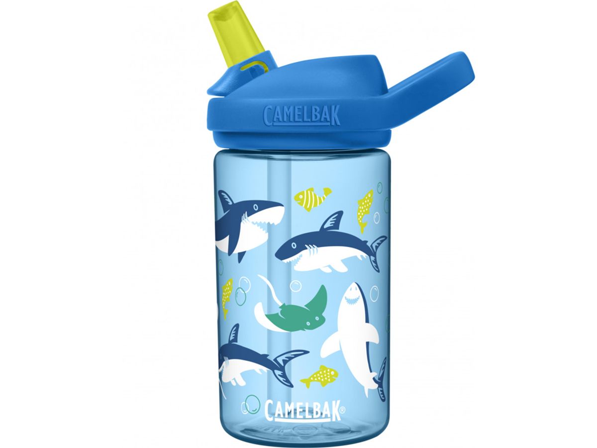 CamelBak Eddy+ Kids - Drikkeflaske - 0,4 liter - Sharks & Rays