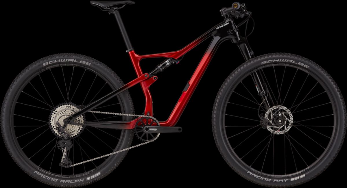 Cannondale Scalpel Carbon 3 2023 - sort/rød