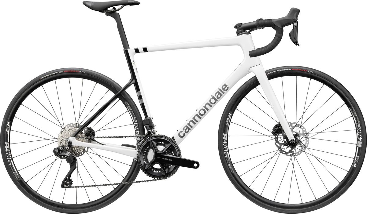 Cannondale SuperSix EVO Carbon Disc 105 Di2 2023 - Hvid