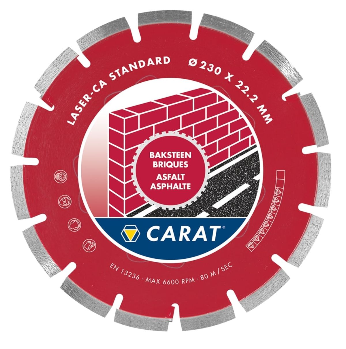 CARAT Abrasiv diamantklinge CA Ø230