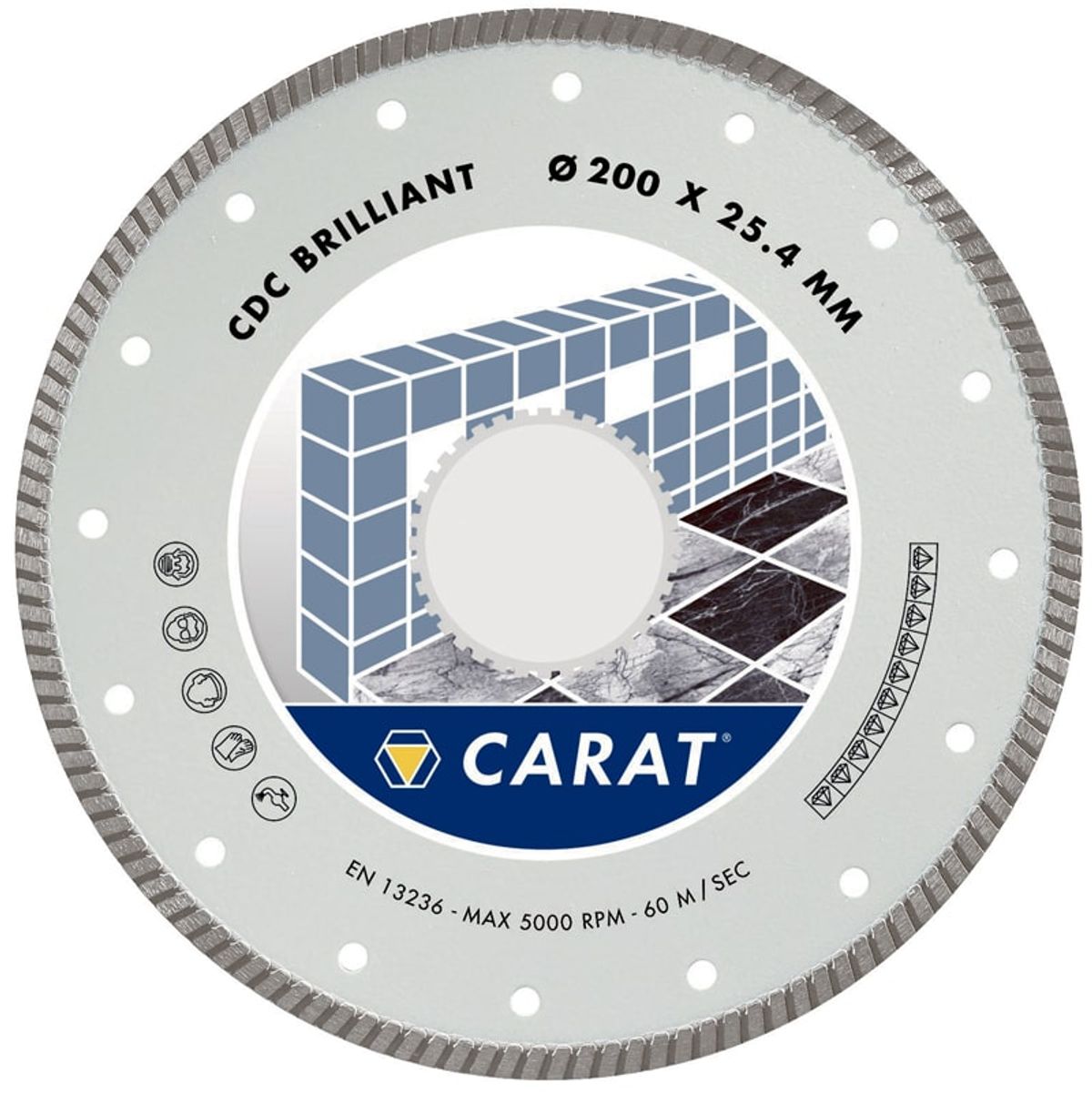 CARAT Fliseklinge CDC Ø200