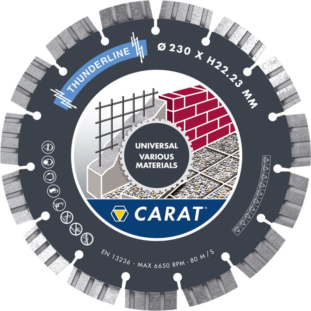 CARAT Thunderline Universalklinge Ø230