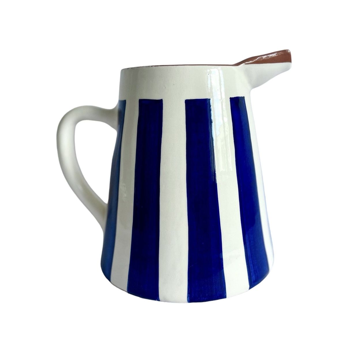 Casa Cubista Bold Stripe Blåstribet Kande - Blue