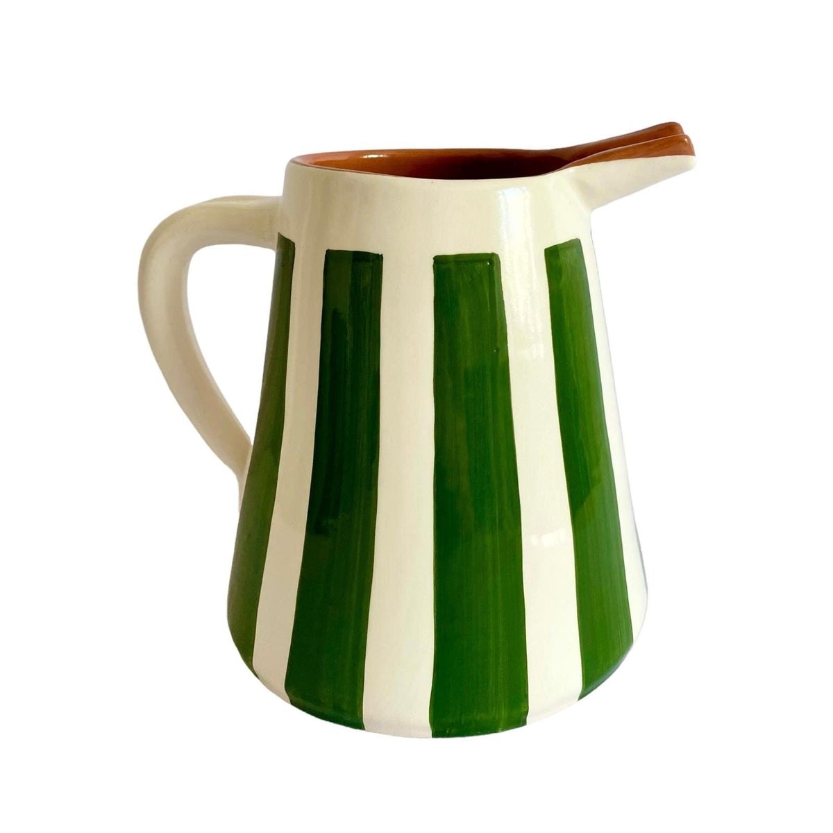 Casa Cubista Bold Stripe Blåstribet Kande - Green