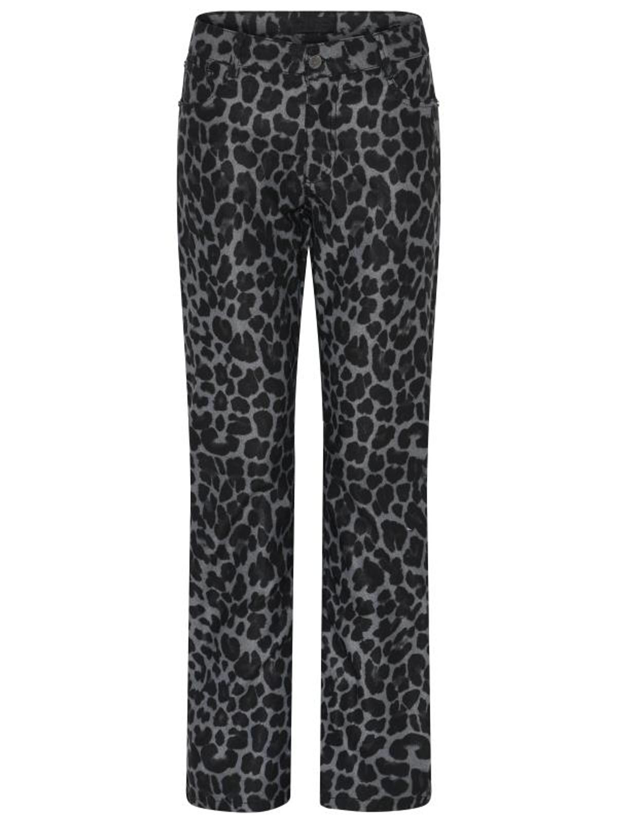 Cero Buks - Emma - Sort/grå leopardprint