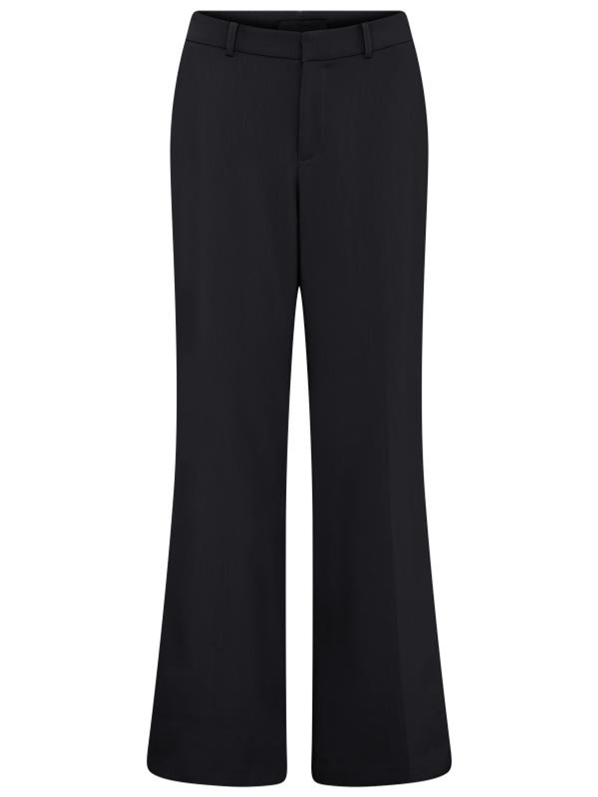 Cero Bukser - Wide Leg Pants - Sort