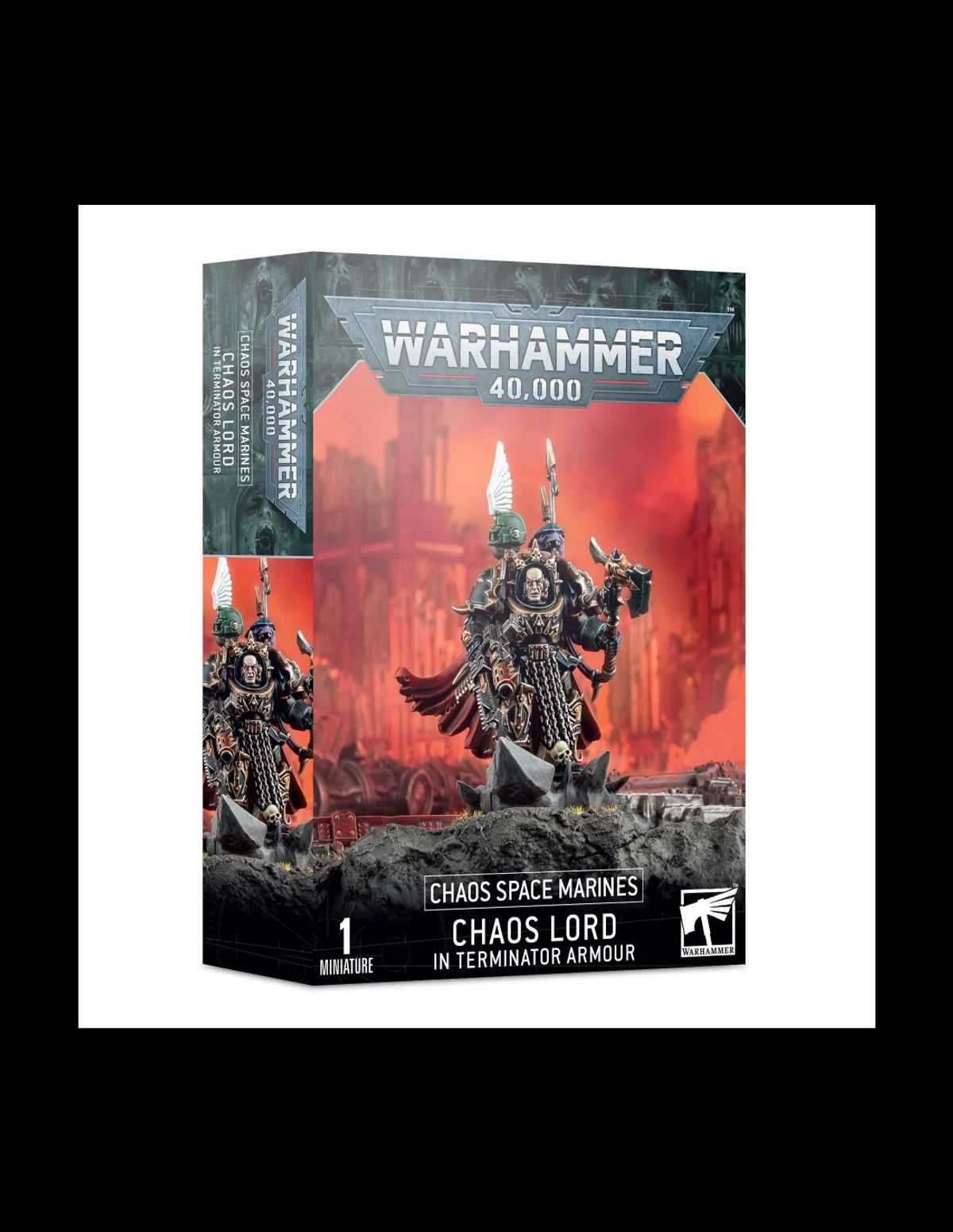 Chaos Space Marines: Chaos Lord In Terminator Armour - Warhammer 40.000 - Games Workshop