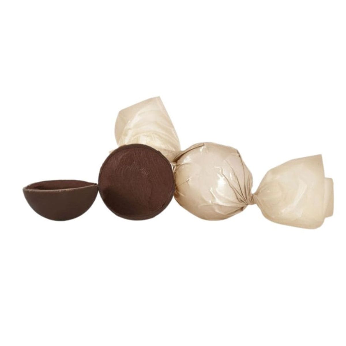 Chokoladekugle | Mørk chokolade med honning - beige