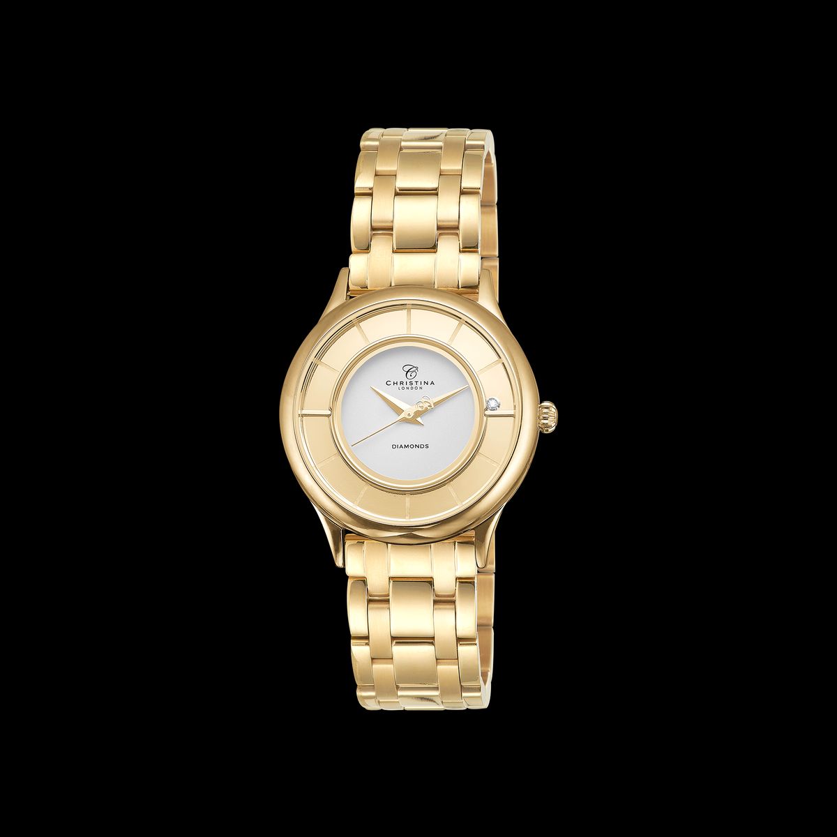 Christina Design London Jewelry & Watches - Collect guld med lænke 32mm