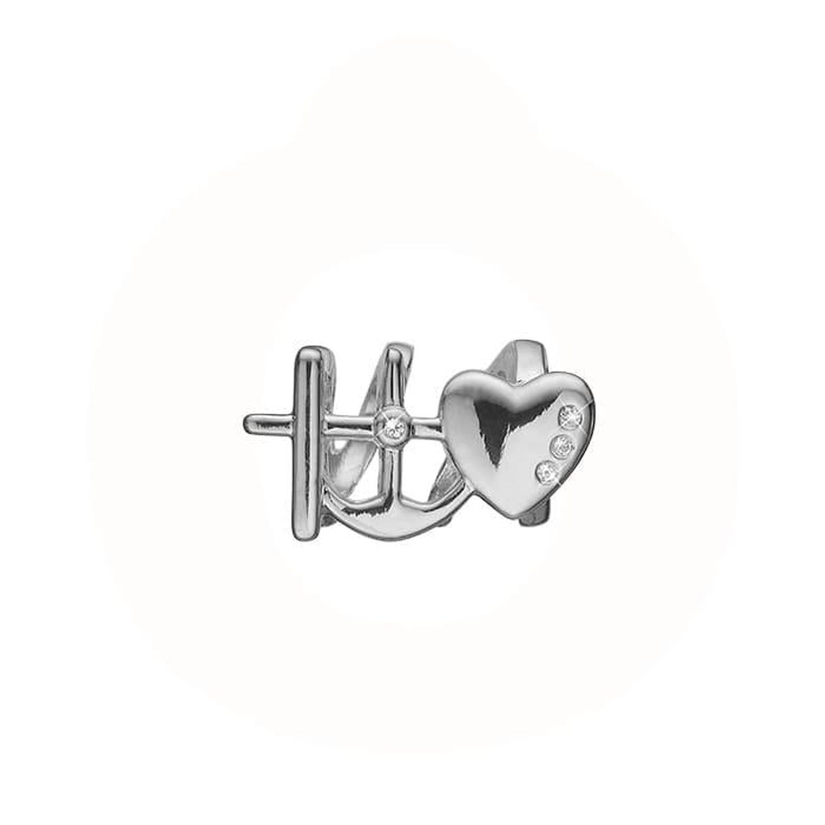 Christina Design London Jewelry & Watches - Faith, Hope Love Charm 630-S174