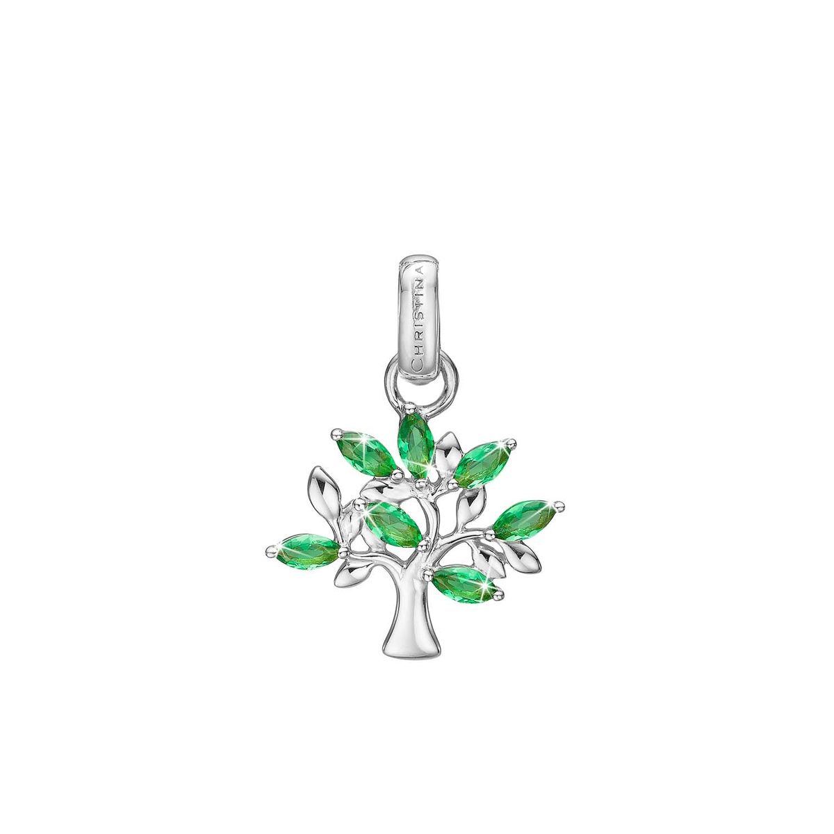 Christina Design London Jewelry & Watches - Family Tree of Green Life vedhæng Sterlingsølv