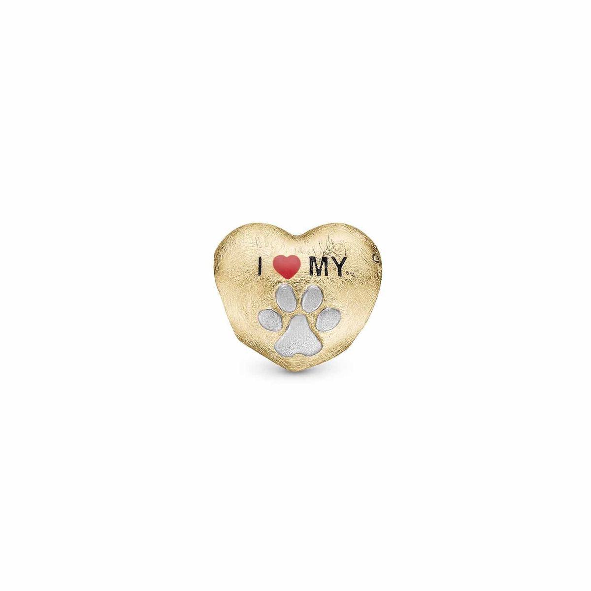 Christina Design London Jewelry & Watches - I Love My Pet charm forgyldt sølv sterlingsølv