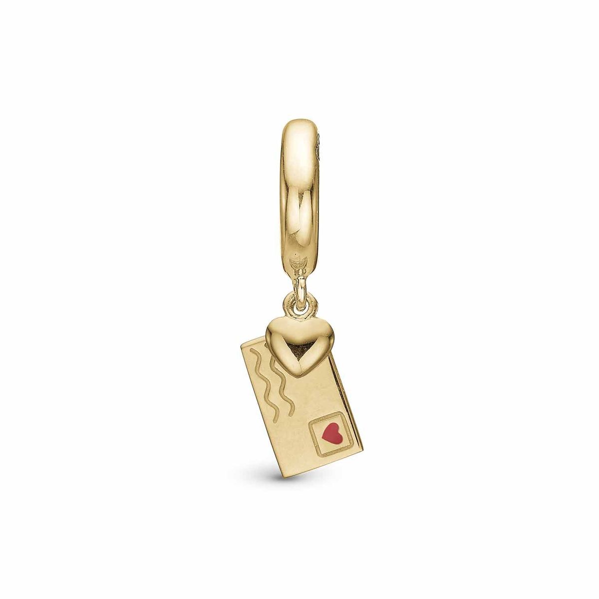 Christina Design London Jewelry & Watches - Love Letter charm forgyldt sølv sterlingsølv