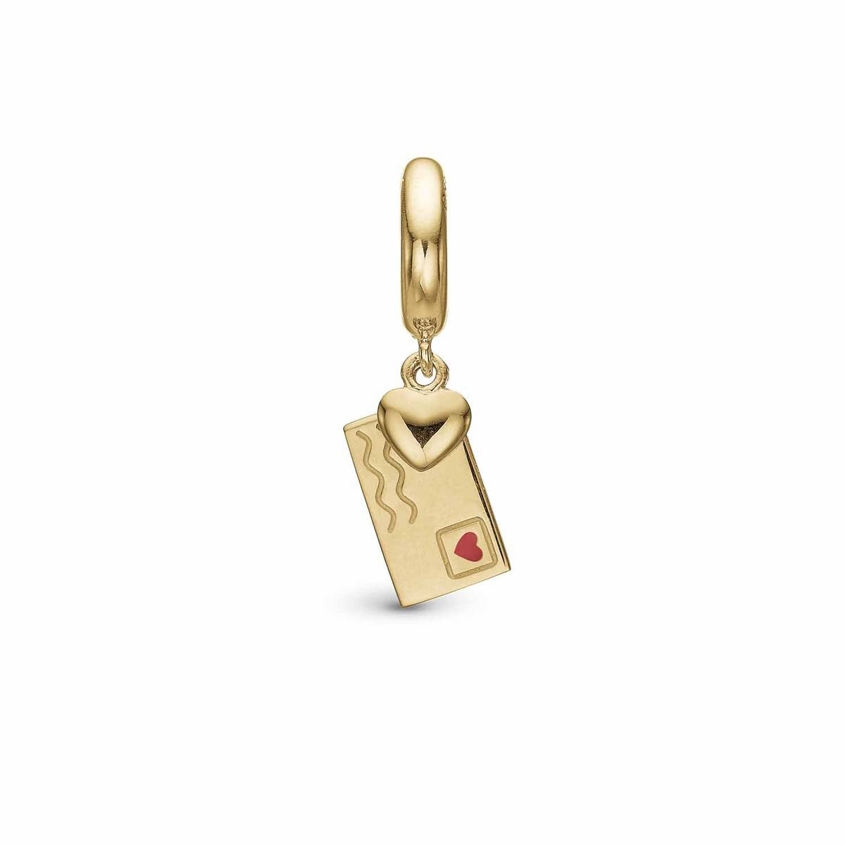 Christina Design London Jewelry & Watches - Love Letter charm forgyldt sølv sterlingsølv