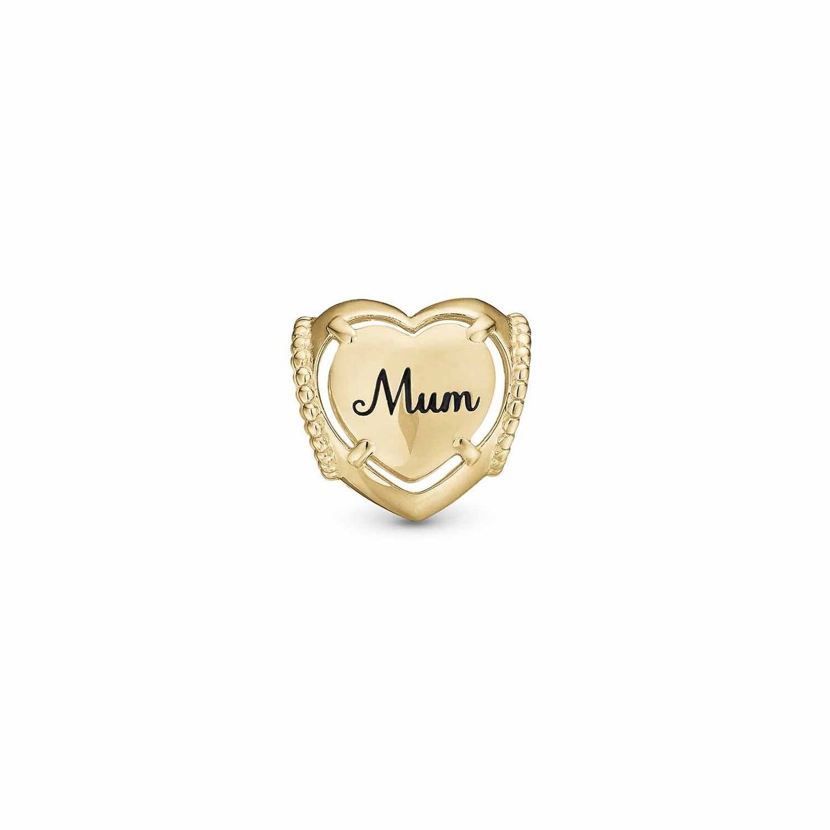 Christina Design London Jewelry & Watches - Mum I Love You charm forgyldt sølv sterlingsølv