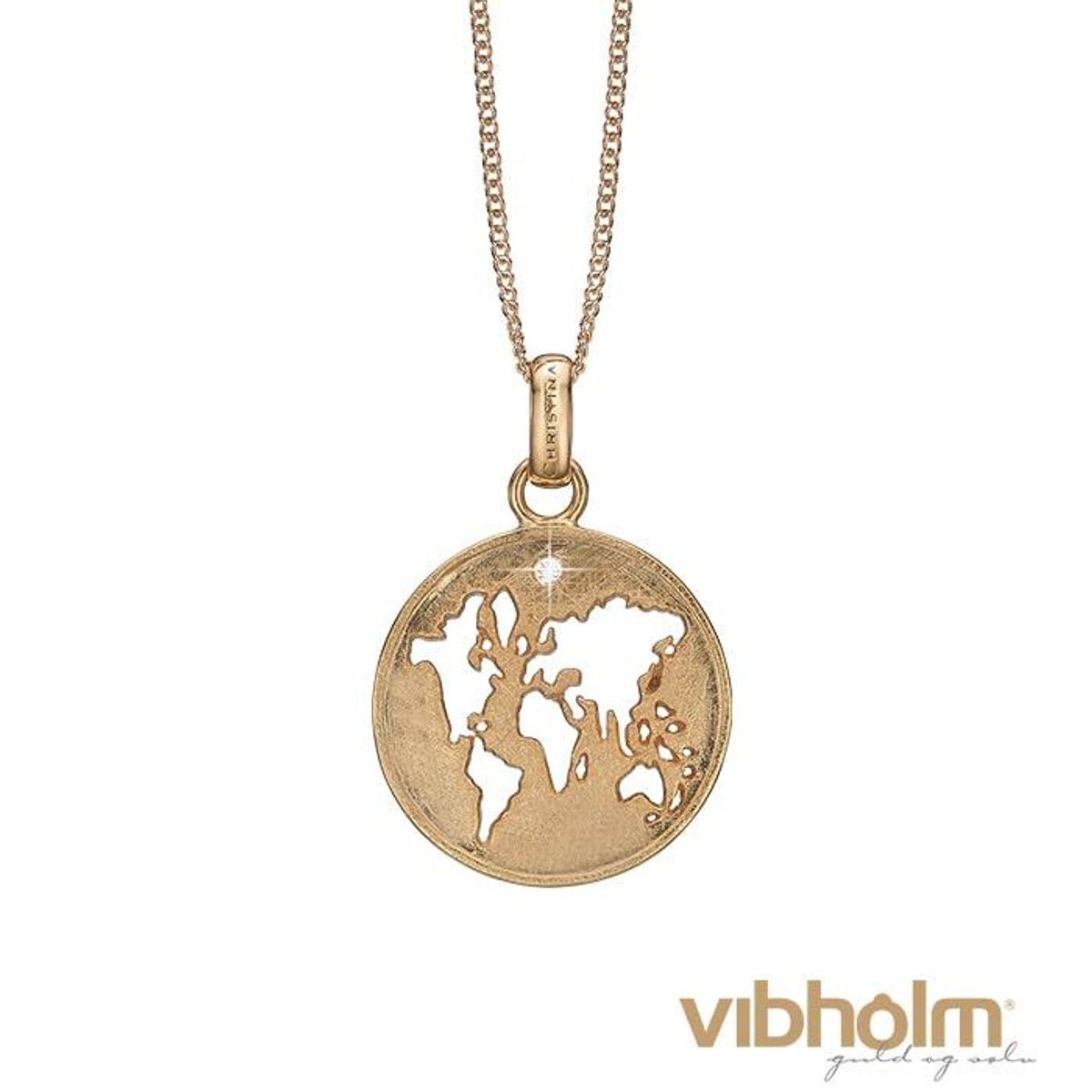 Christina Design London Jewelry & Watches - The World Vedhæng forgyldt sølv 680-G65