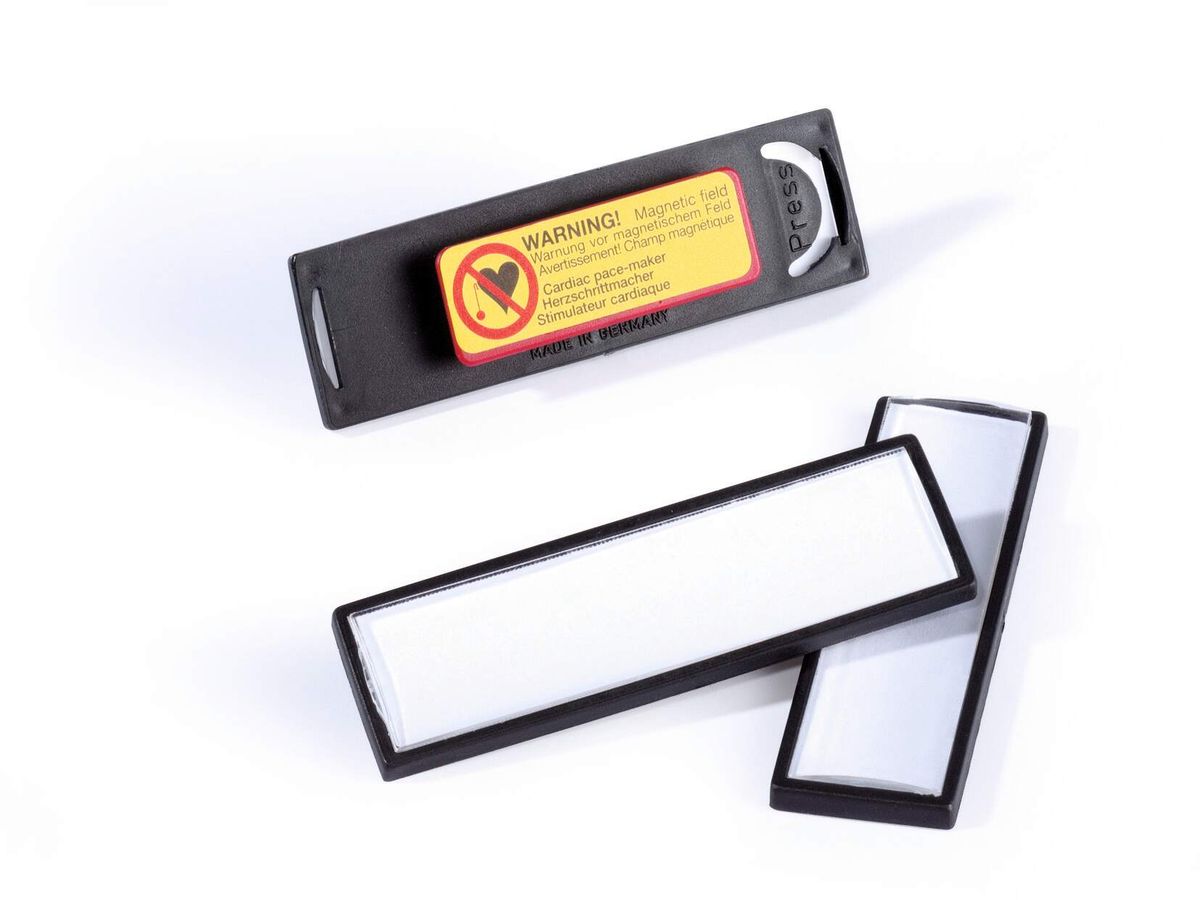 CLIP CARD m magnet 17x67 mm