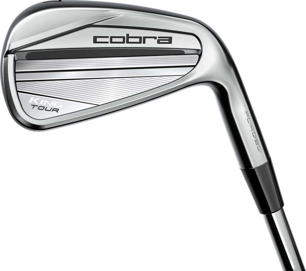 Cobra King Tour (2023) Herre Jernsæt - Chrome - Højre - 5-9, PW - KBS S-Taper 120 Stiff Stål