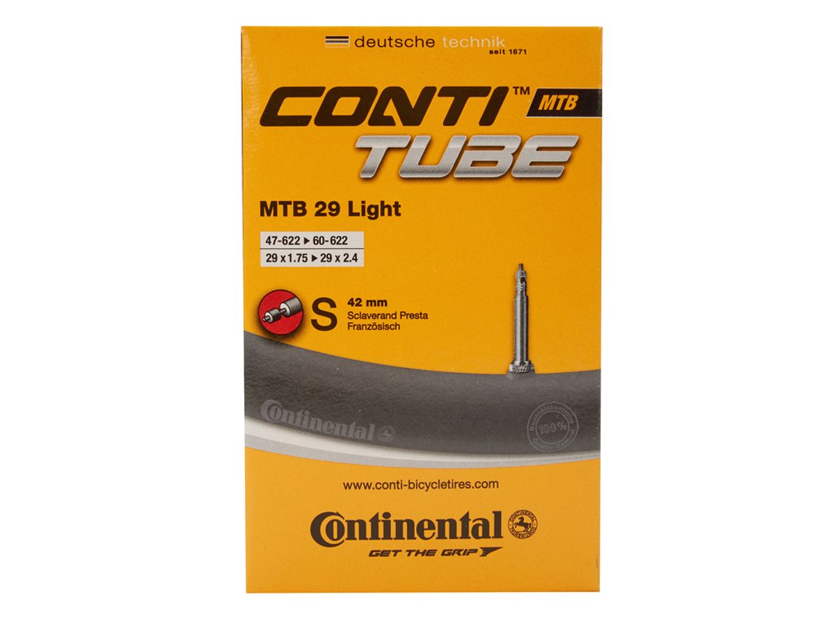 Continental MTB 29 Light - Cykelslange - Str. 29"x1.75-2.40" - 42 mm racerventil