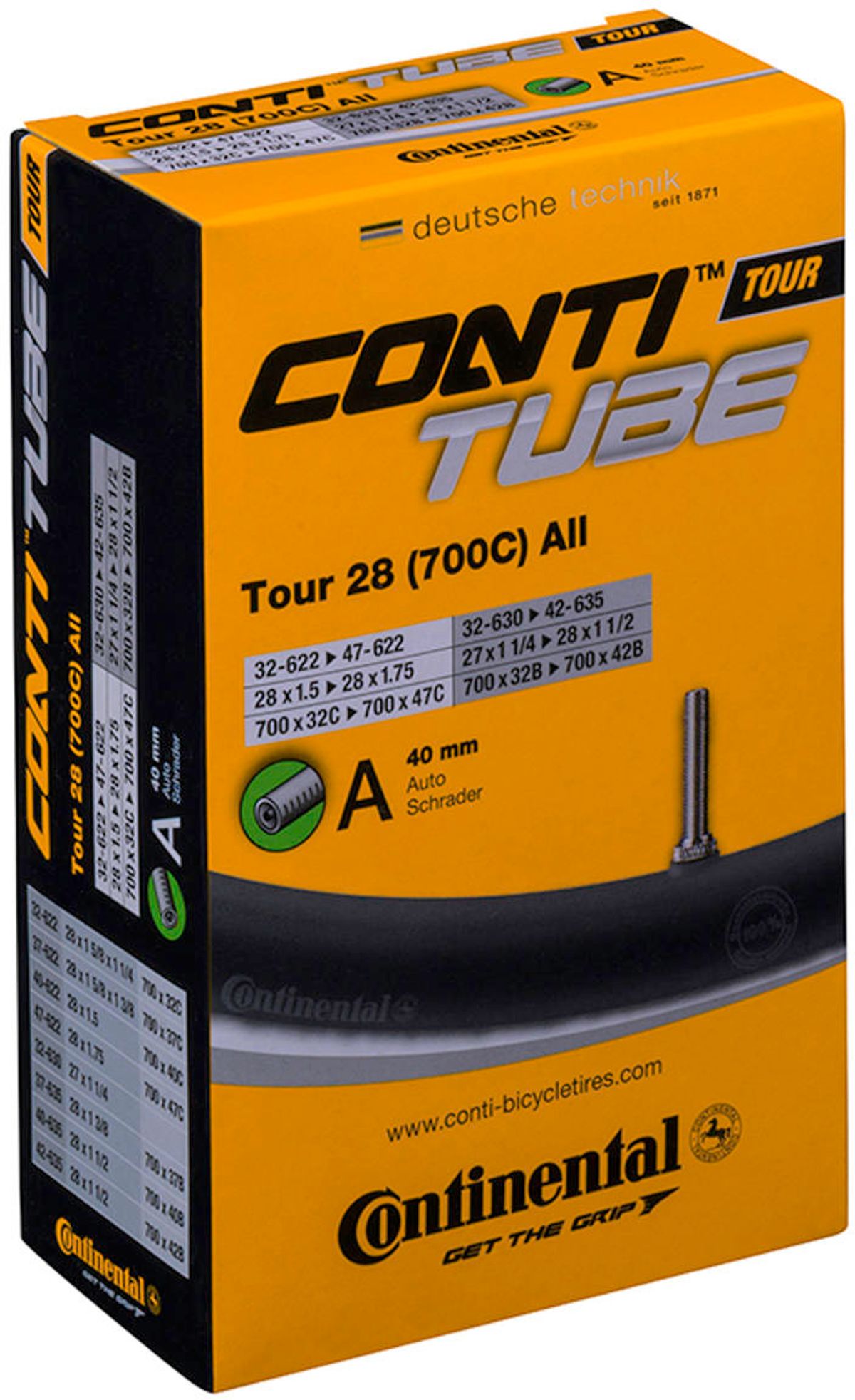 Continental Tour Tube All 700x32-47c 40mm