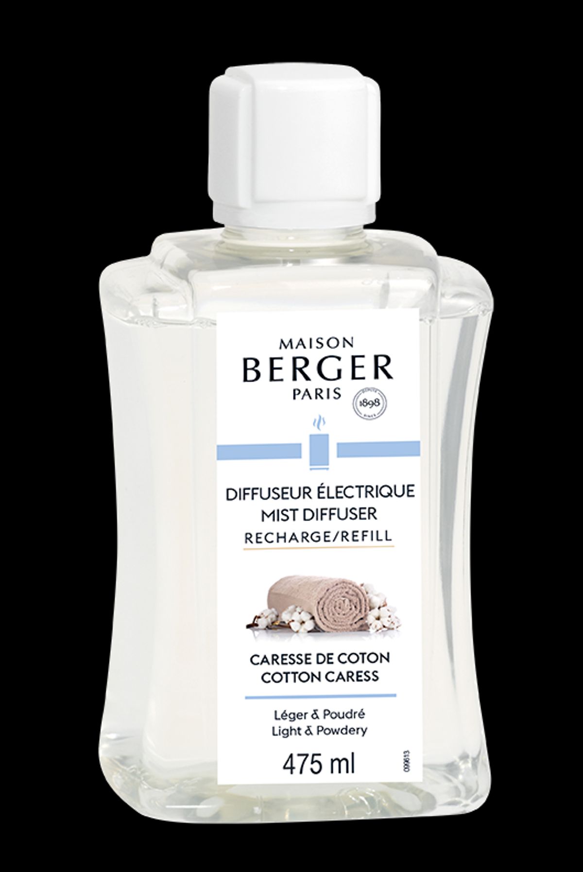 COTTON CARESS DIFFUSER REFILL - MAISON BERGER - Elektronisk Mist Diffuser Refill - Maison Berger Paris - StudioBuus