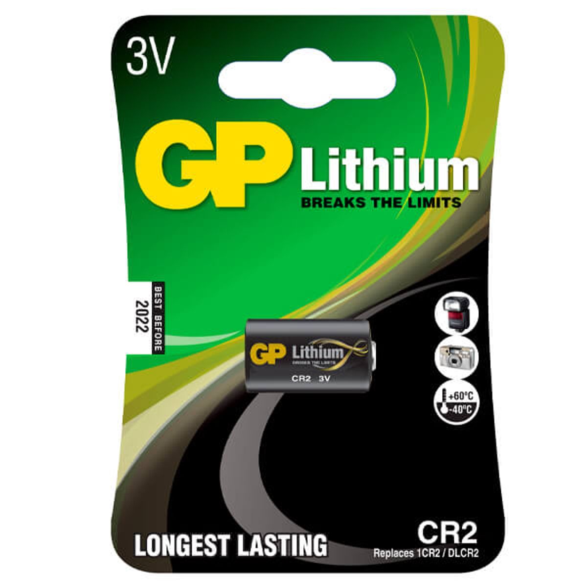 CR2 Lithium Pro / 3 Volt batteri / Fotobatteri