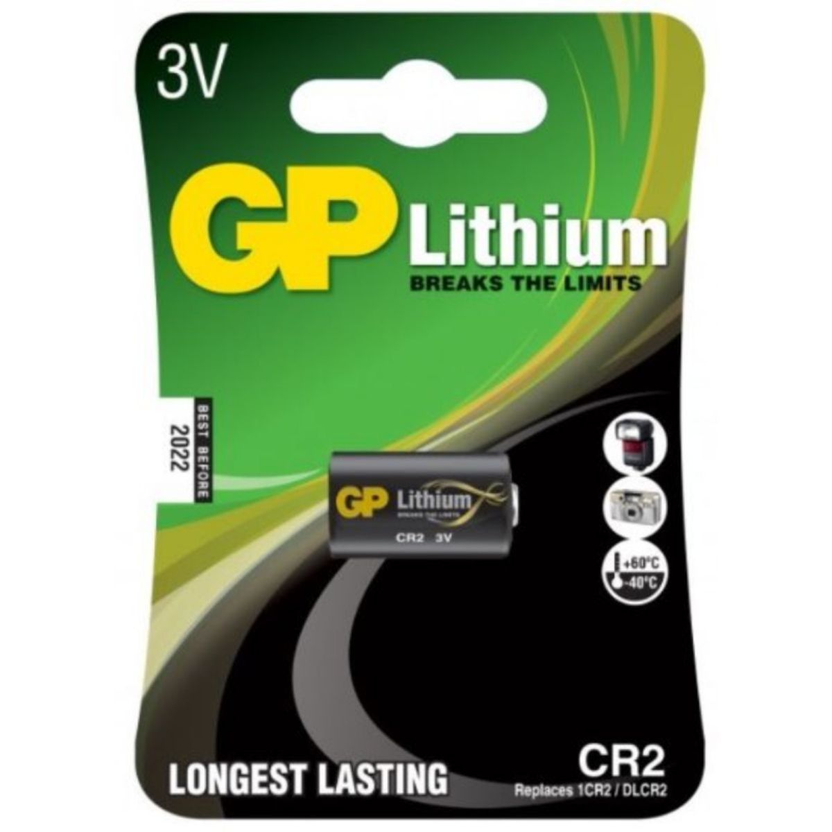 CR2 Lithium Pro batteri fra GP