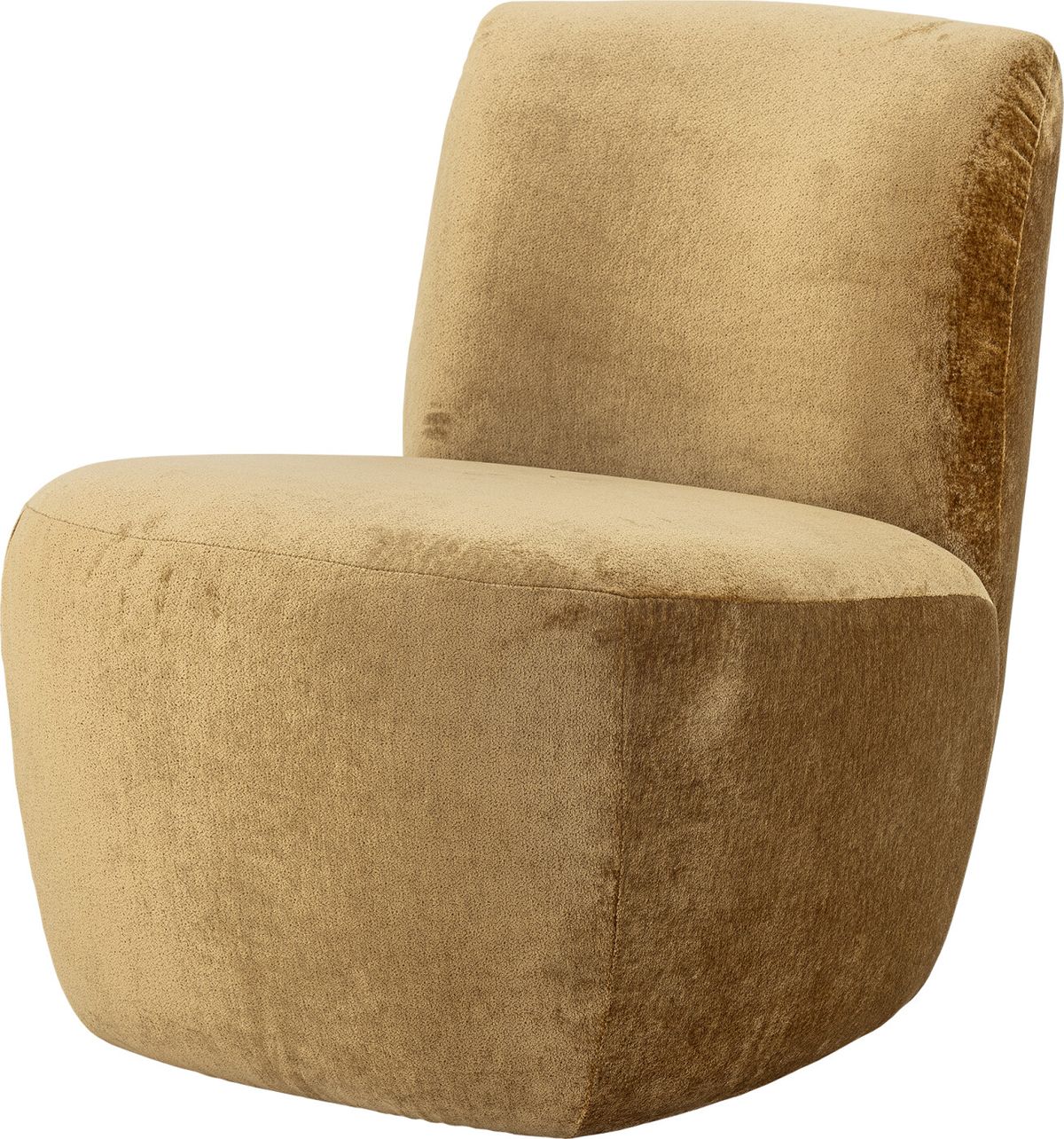 Creative Collection - Almonde Loungestol - Brun - Polyester